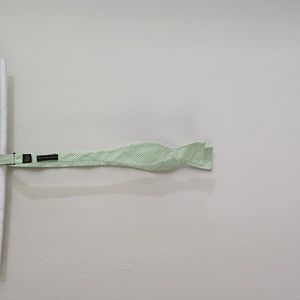 Lime Green Seersucker Bow Tie